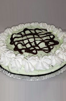 Mint Chocolate Chip Ice Cream Pie